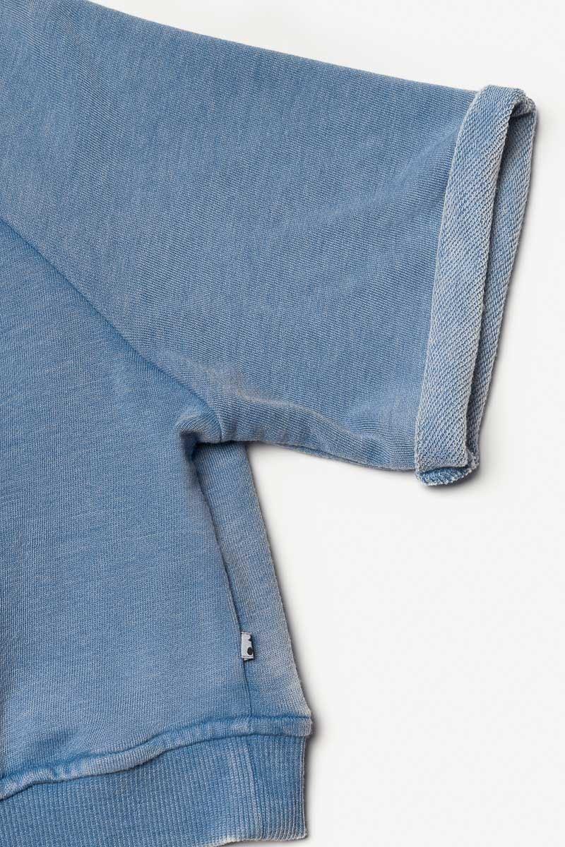 Le Temps Des Cerises Sweat Court Daminagi Bleu