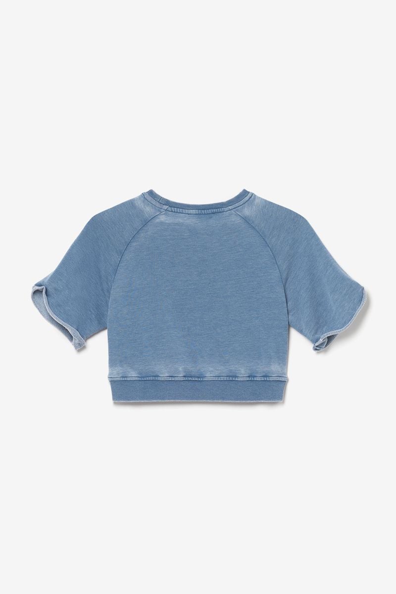 Le Temps Des Cerises Sweat Court Daminagi Bleu