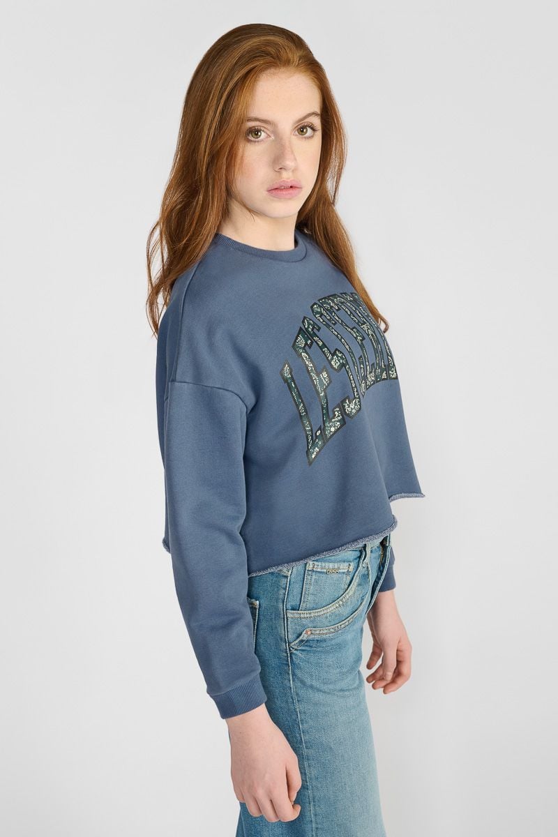 Le Temps Des Cerises Sweat Court Filougi Bleu