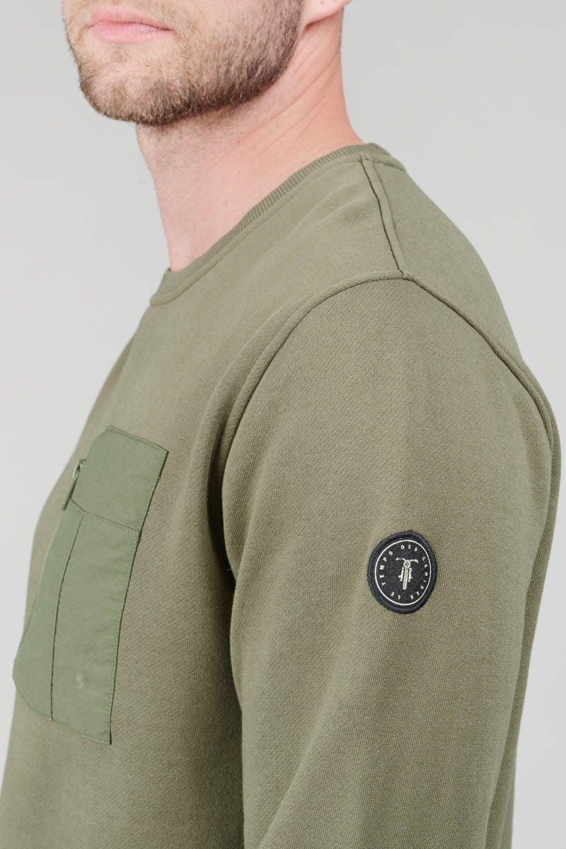 Le Temps Des Cerises Sweat Dast Kaki