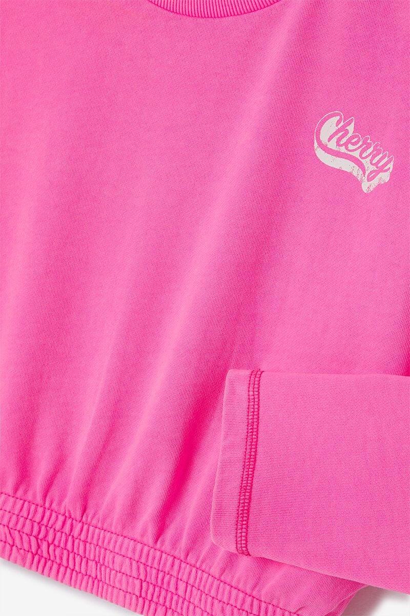 Le Temps Des Cerises Sweat Elpigi Rose