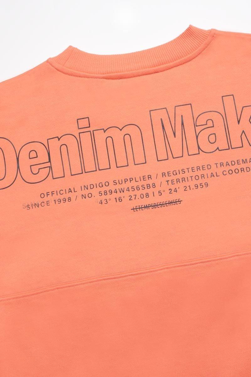 Le Temps Des Cerises Sweat Hibibo Corail