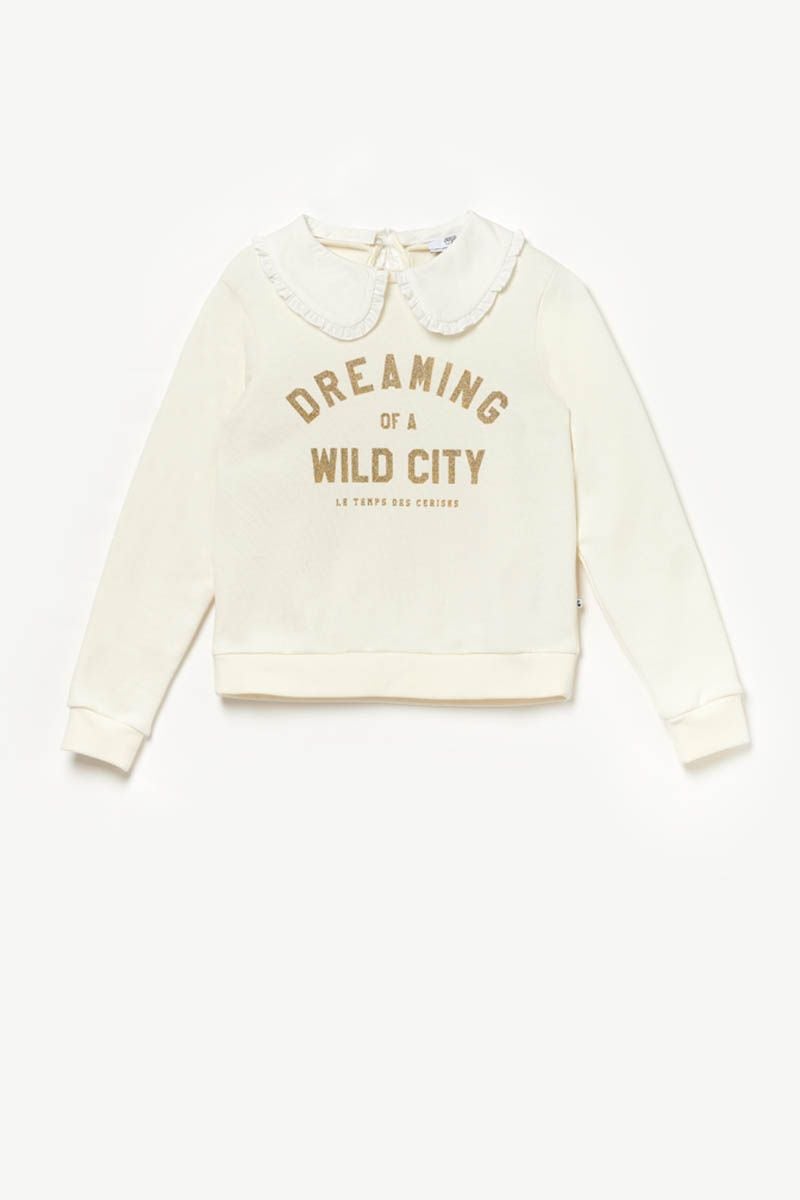 Le Temps Des Cerises Sweat Hollygi écru