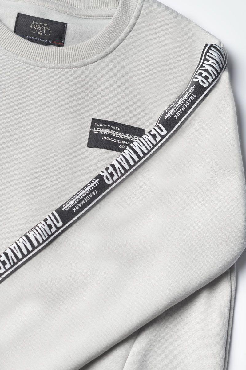 Le Temps Des Cerises Sweat Kobabo Gris