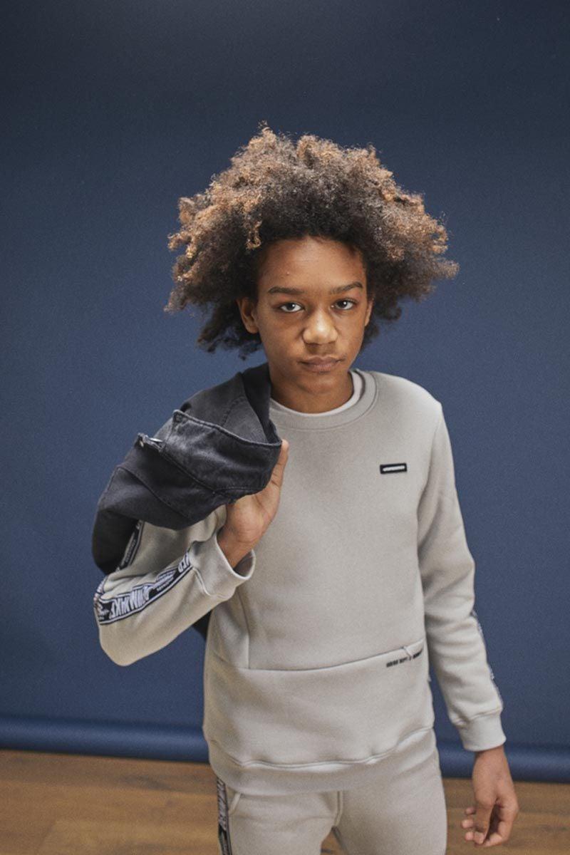 le temps des cerises Sweat Kobabo gris