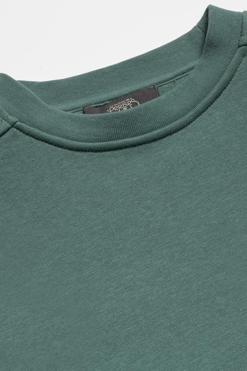 Le Temps Des Cerises Sweat Leonbo Vert Sapin