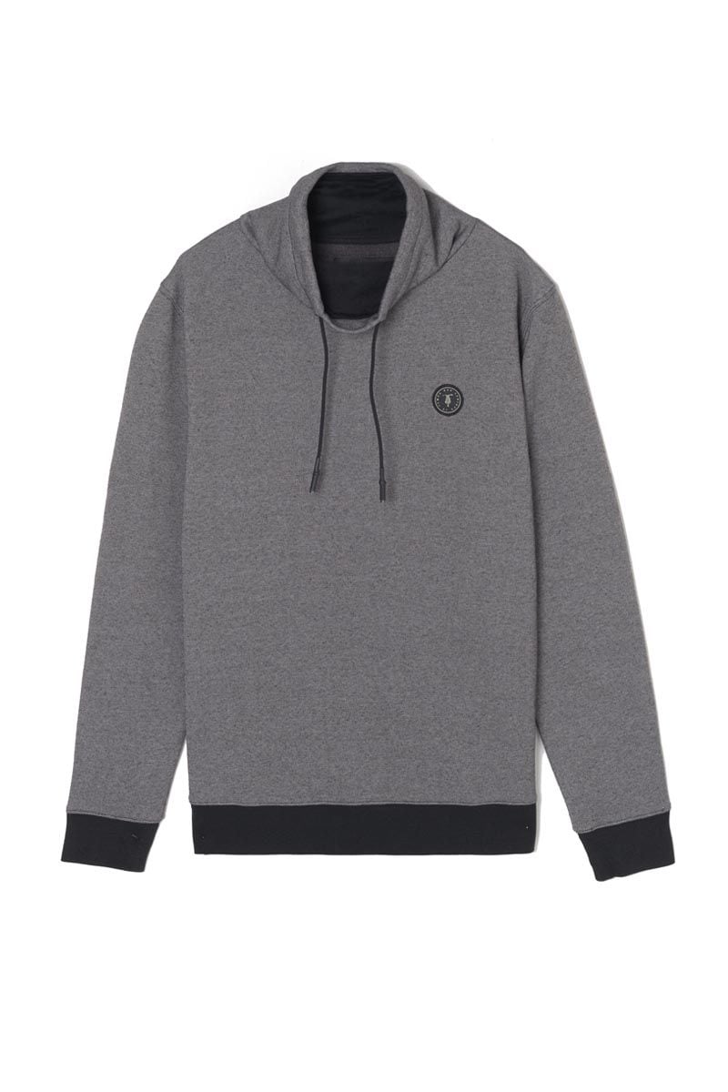 le temps des cerises Sweat Lobri noir chiné