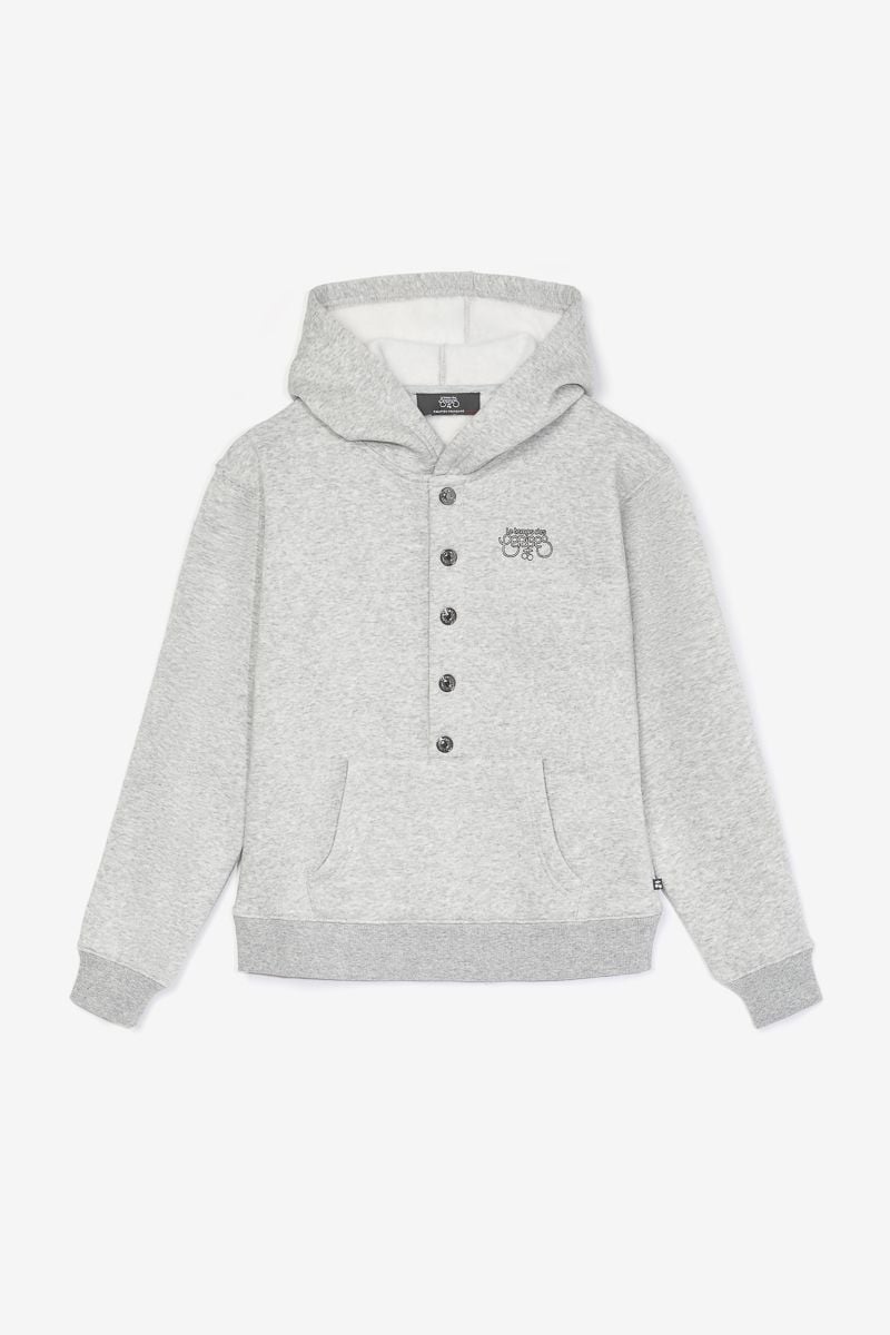Le Temps Des Cerises Sweat Mabelgi Gris Chiné