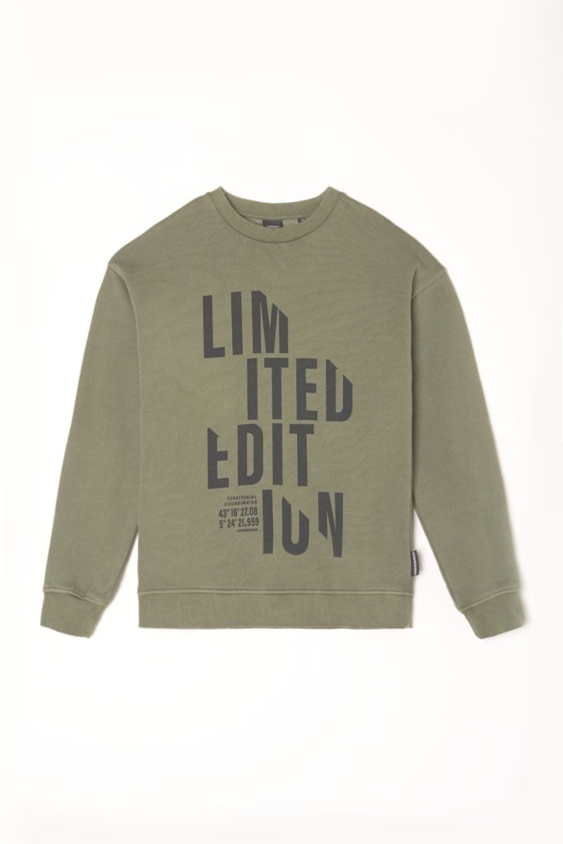 Le Temps Des Cerises Sweat Manibo Kaki