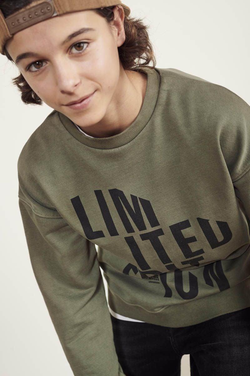 le temps des cerises Sweat Manibo kaki