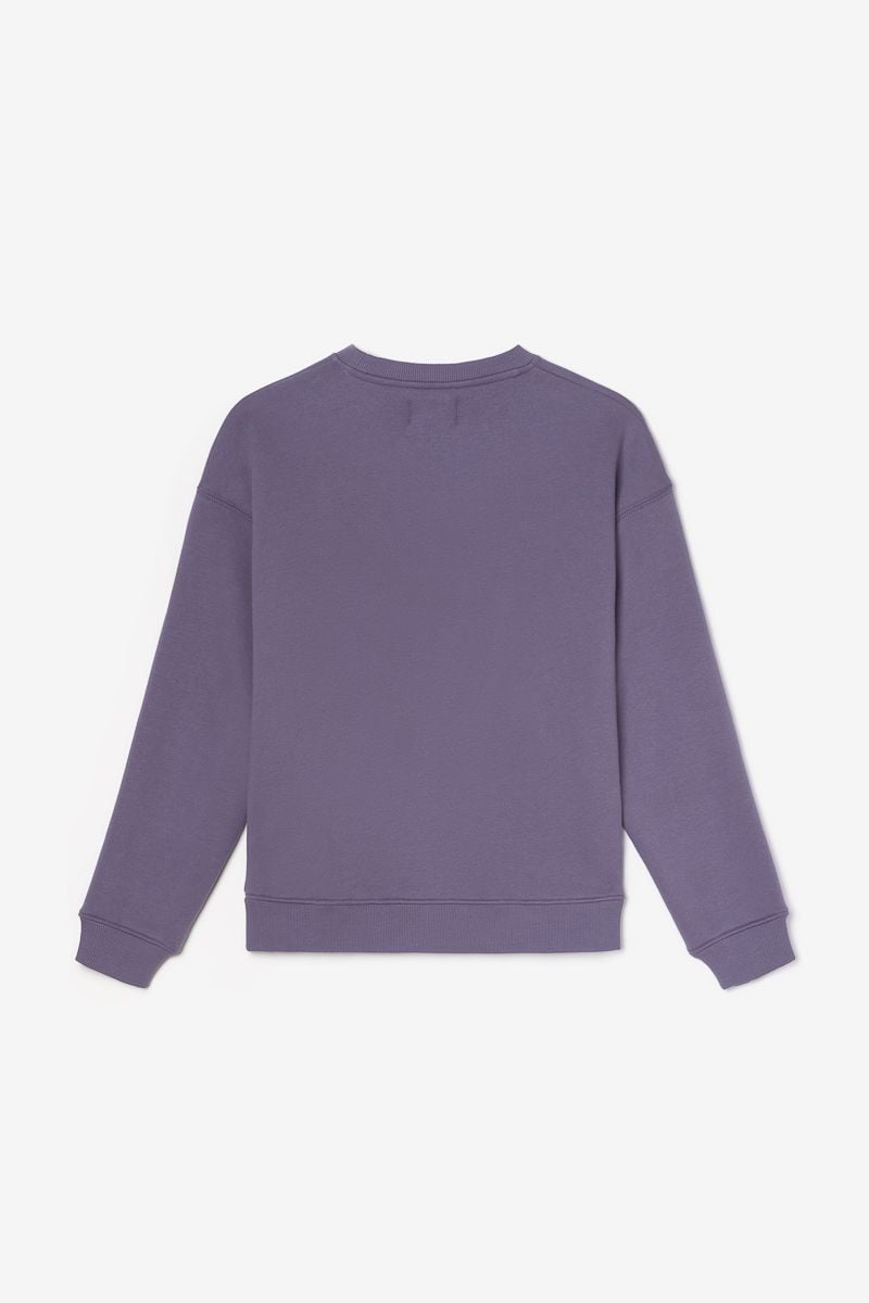 Le Temps Des Cerises Sweat Nakabo Violet Imprimé