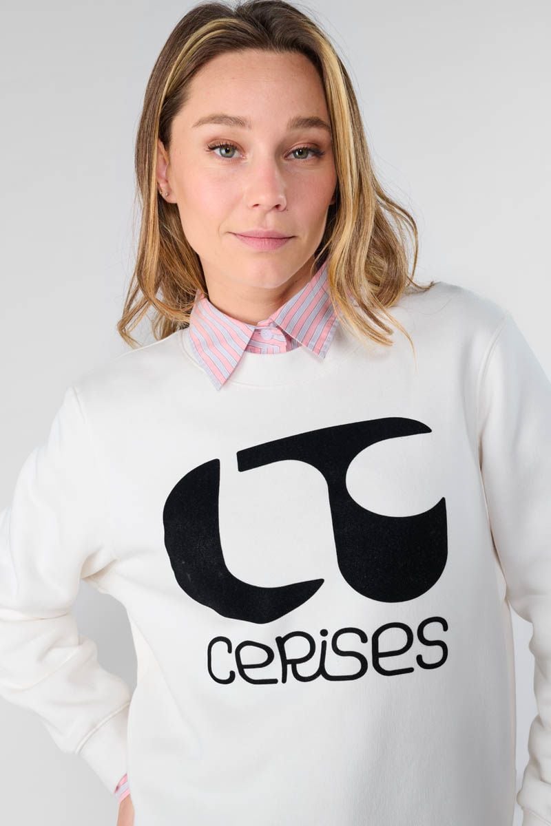 Le Temps Des Cerises Sweat Paolo Crème