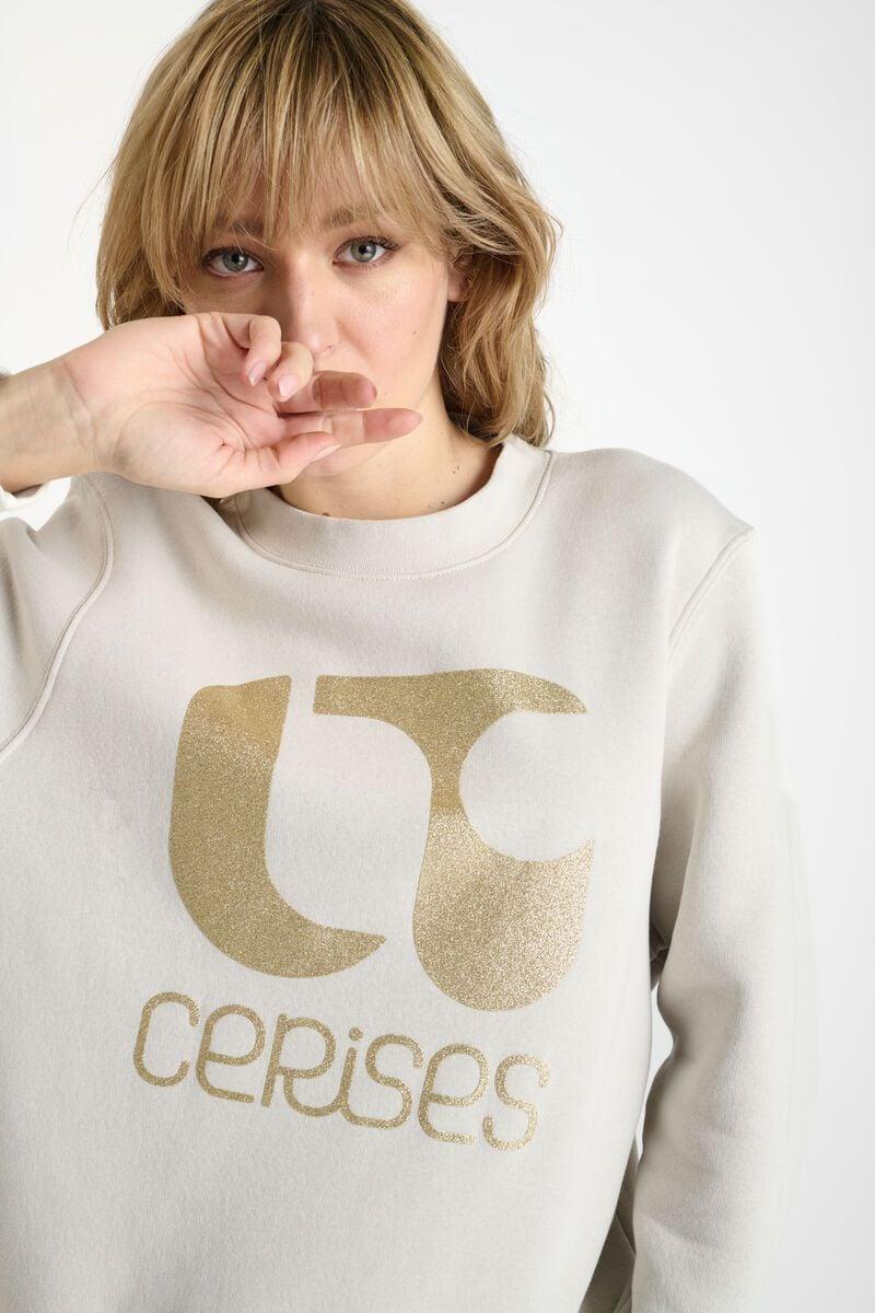 Le Temps Des Cerises Sweat Paolo Crème