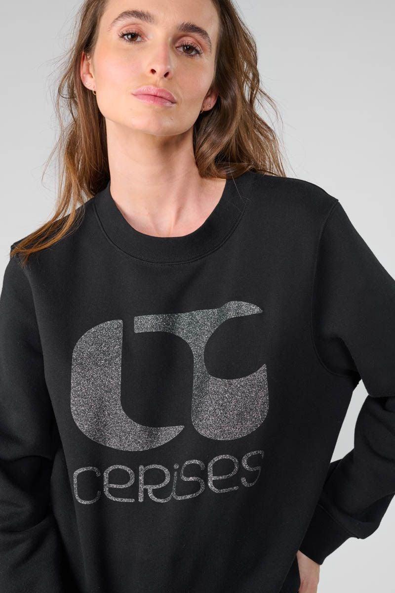 Le Temps Des Cerises Sweat Paolo Noir