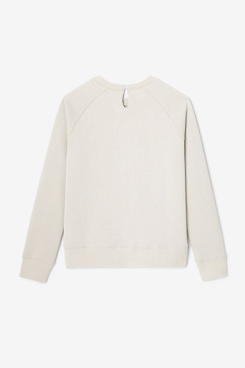 Le Temps Des Cerises Sweat Paologi Beige Imprimé