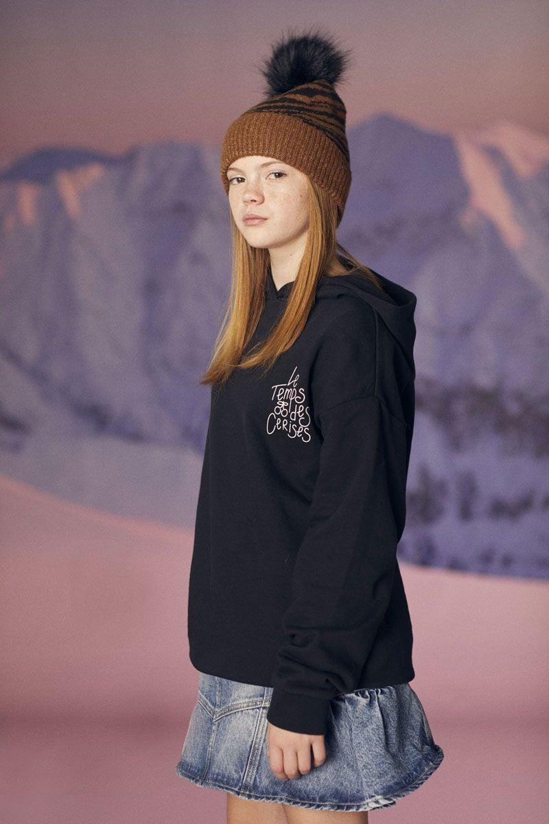 Le Temps Des Cerises Sweat Samgi Noir