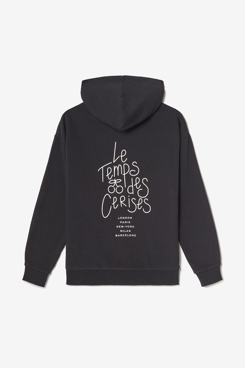 Le Temps Des Cerises Sweat Samgi Noir