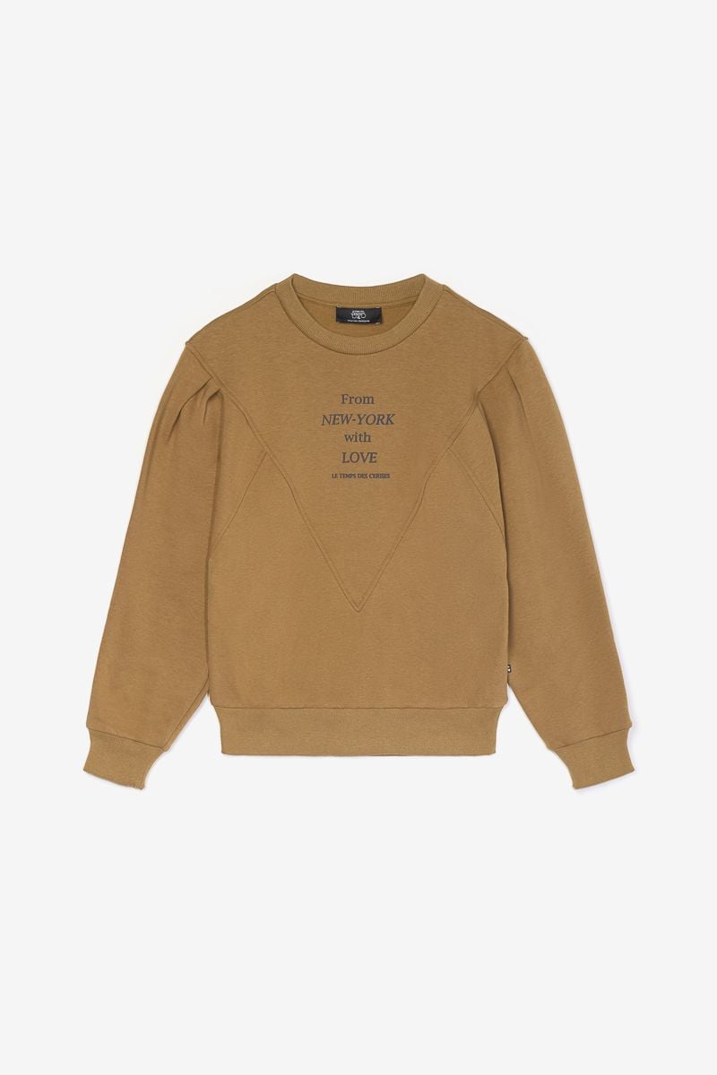 Le Temps Des Cerises Sweat Teavagi Caramel
