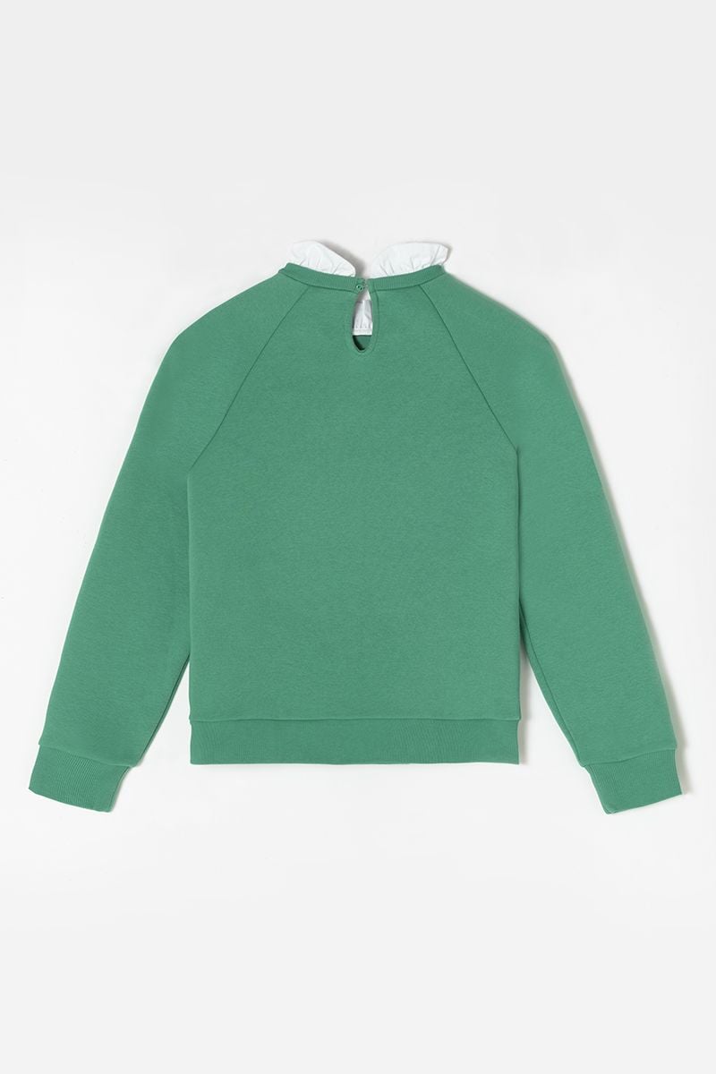 Le Temps Des Cerises Sweat Titagi Vert