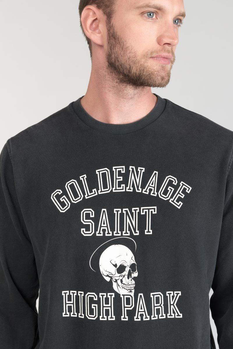 Le Temps Des Cerises Sweat Tubur Noir Délavé