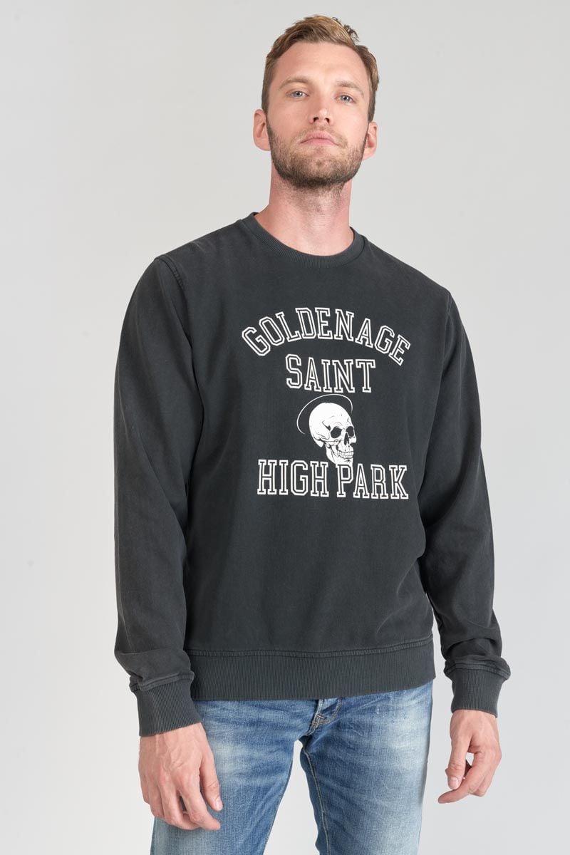 Le Temps Des Cerises Sweat Tubur Noir Délavé