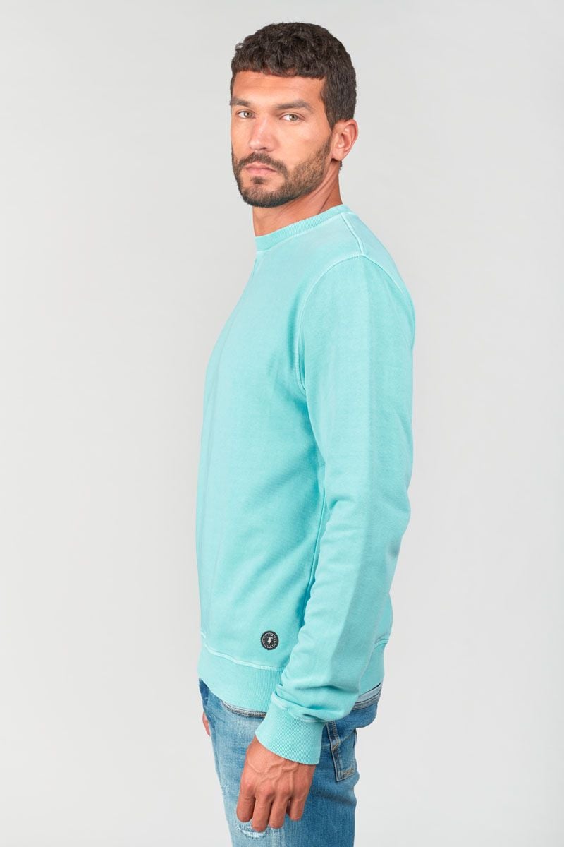 Le Temps Des Cerises Sweat Varel Bleu Turquoise
