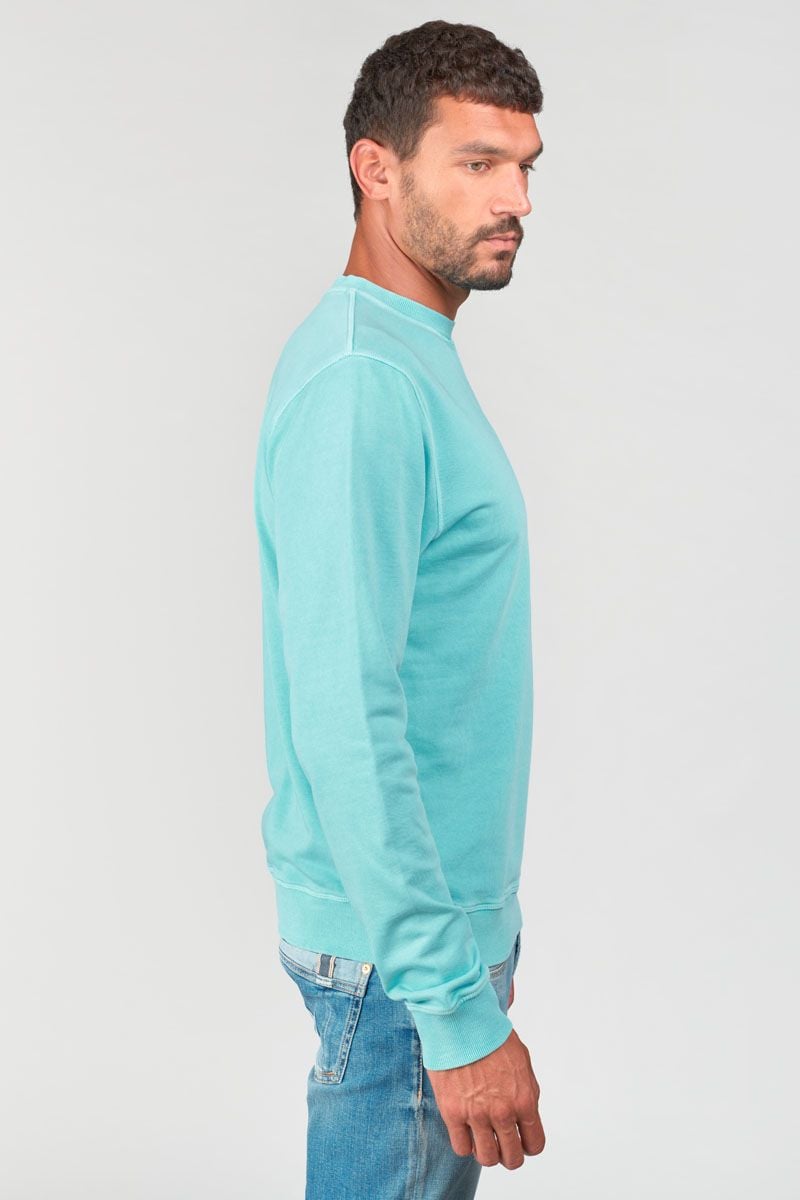 Le Temps Des Cerises Sweat Varel Bleu Turquoise