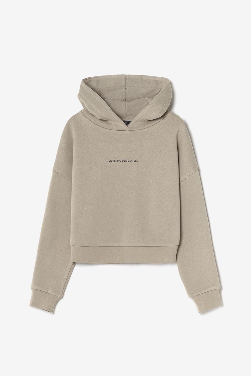 Le Temps Des Cerises Sweat Volvagi Beige Sable