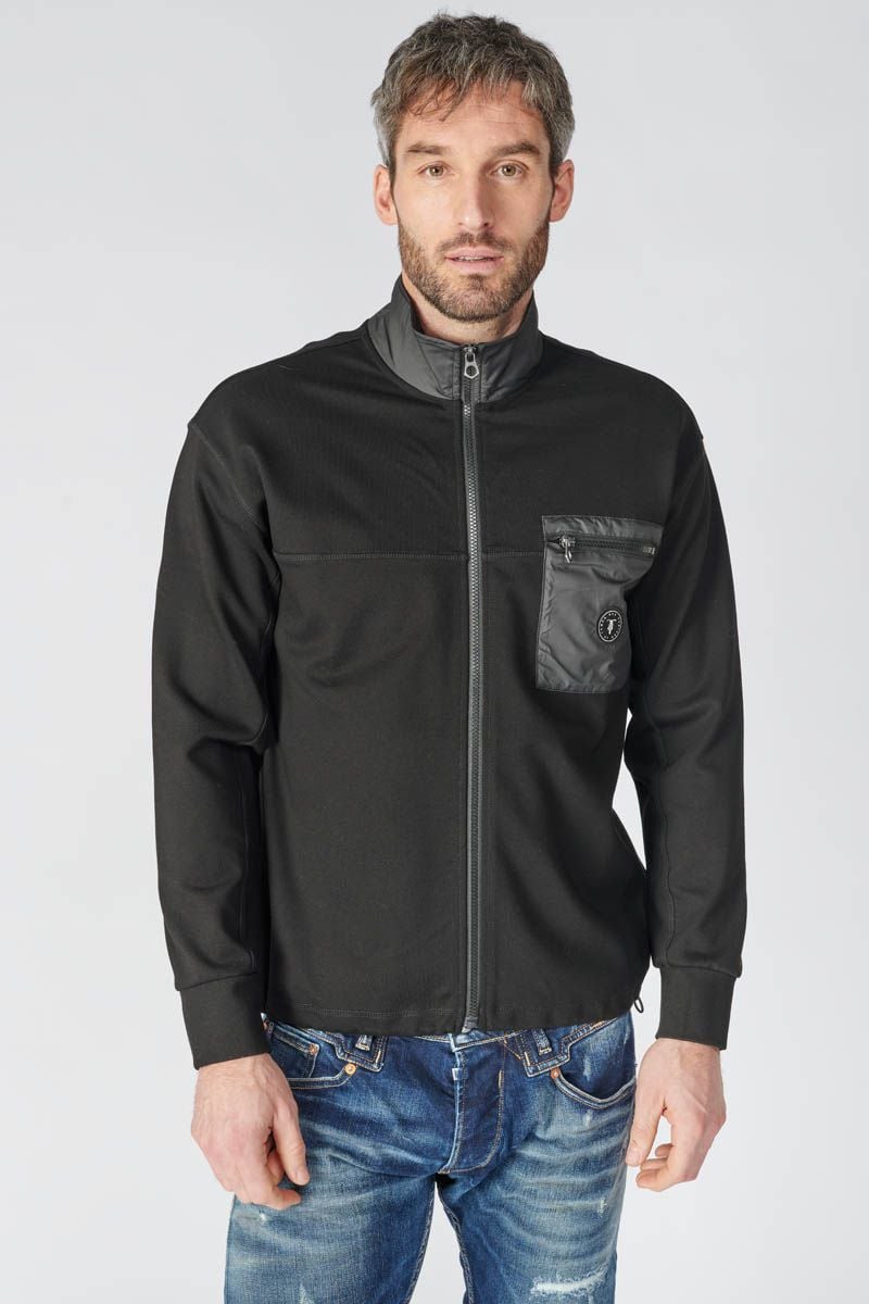 Le Temps Des Cerises Sweat Zippé Bonte Noir