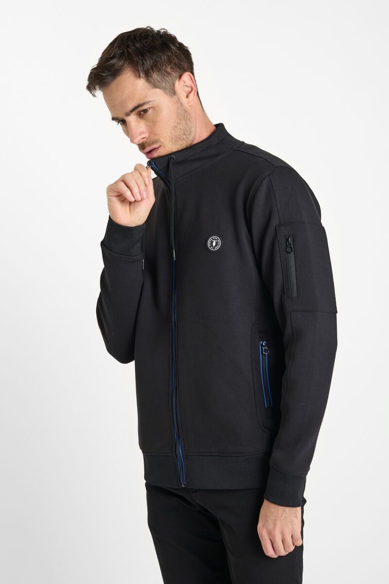 Le Temps Des Cerises Sweat Zippé Roni Noir