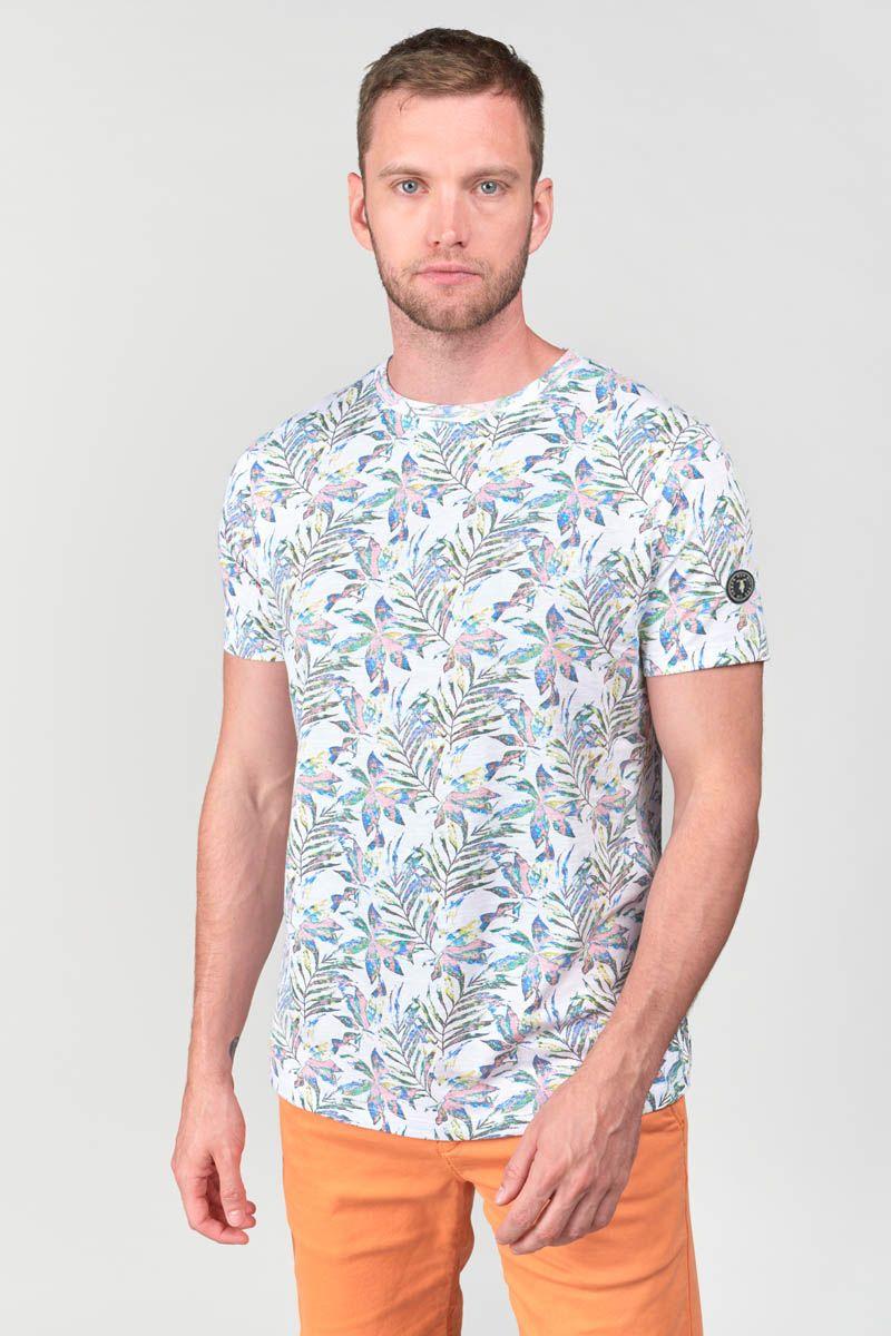 Le Temps Des Cerises T-shirt Abel à Motif Tropical