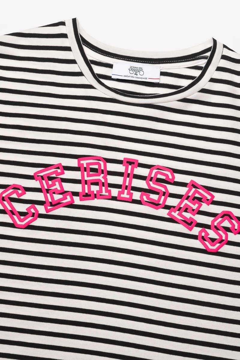 Le Temps Des Cerises T-shirt Aellegi à Rayures