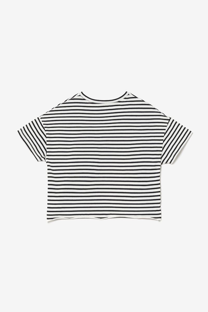 Le Temps Des Cerises T-shirt Aellegi à Rayures