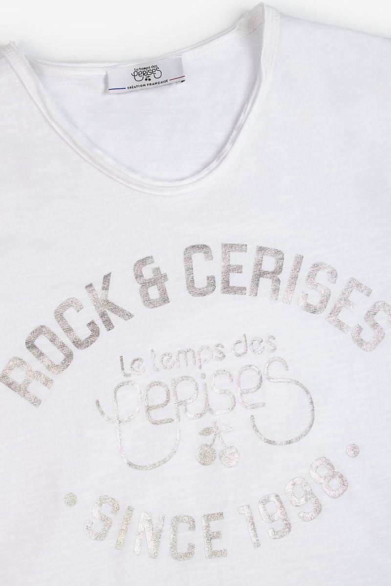 Le Temps Des Cerises T-shirt Aimegi Blanc