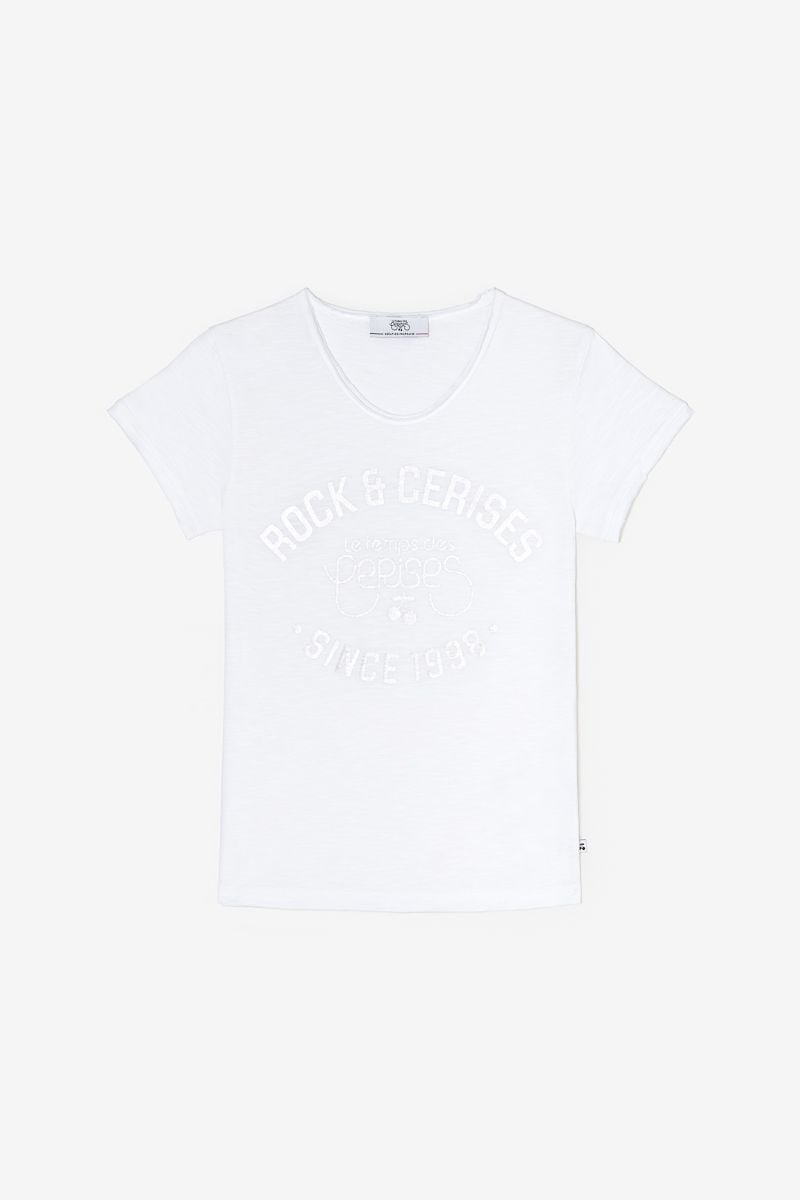 le temps des cerises T-shirt Aimegi blanc