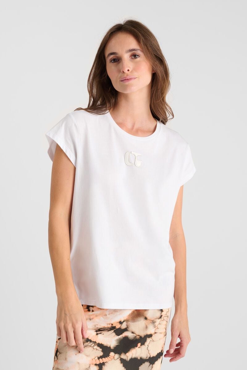 le temps des cerises T-shirt Aldo blanc