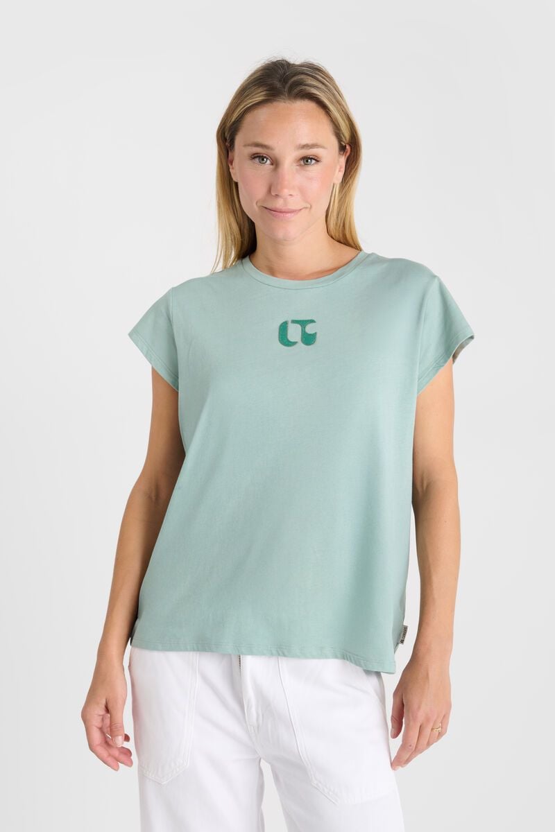 Le Temps Des Cerises T-shirt Aldo Bleu Vert