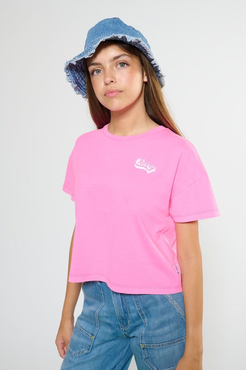 le temps des cerises T-shirt Anatagi rose