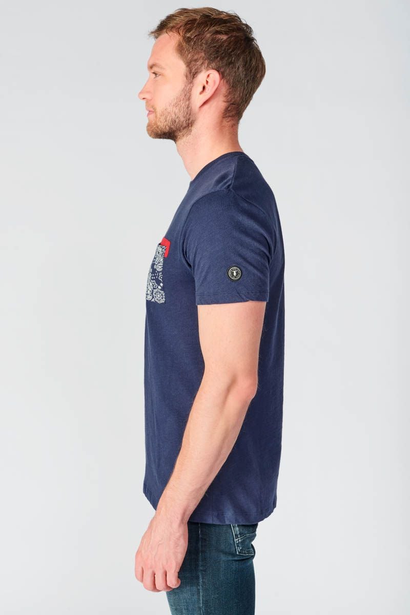 Le Temps Des Cerises T-shirt Baxter Bleu Marine