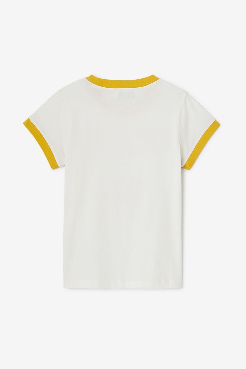 Le Temps Des Cerises T-shirt Bolengi Blanc Imprimé