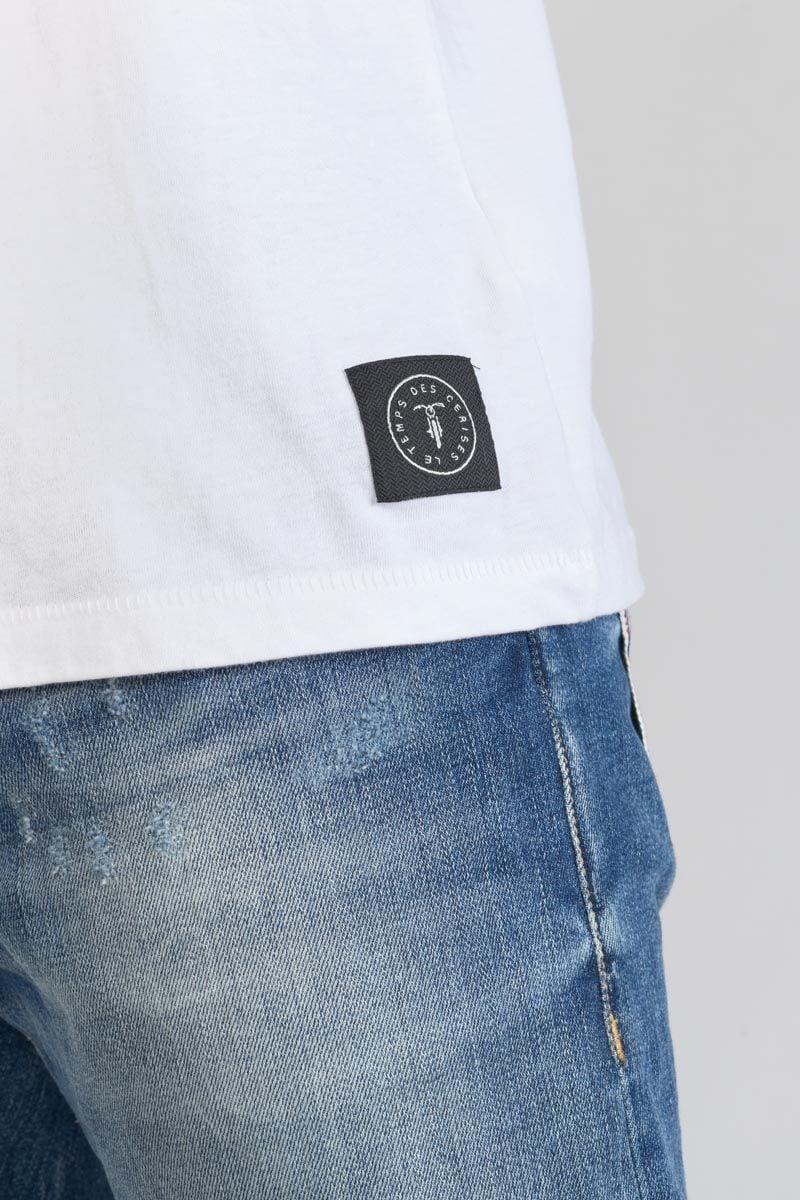 Le Temps Des Cerises T-shirt Brown Blanc