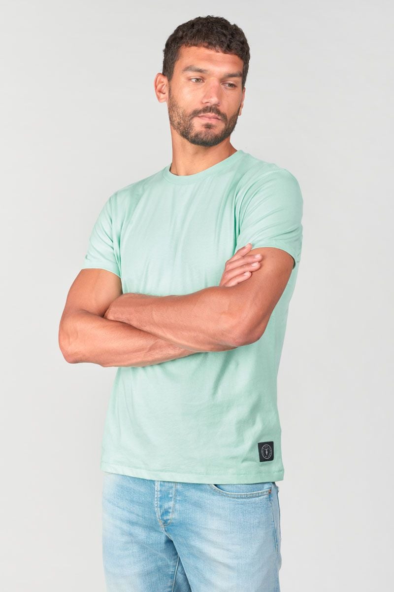 le temps des cerises T-shirt Brown bleu turquoise