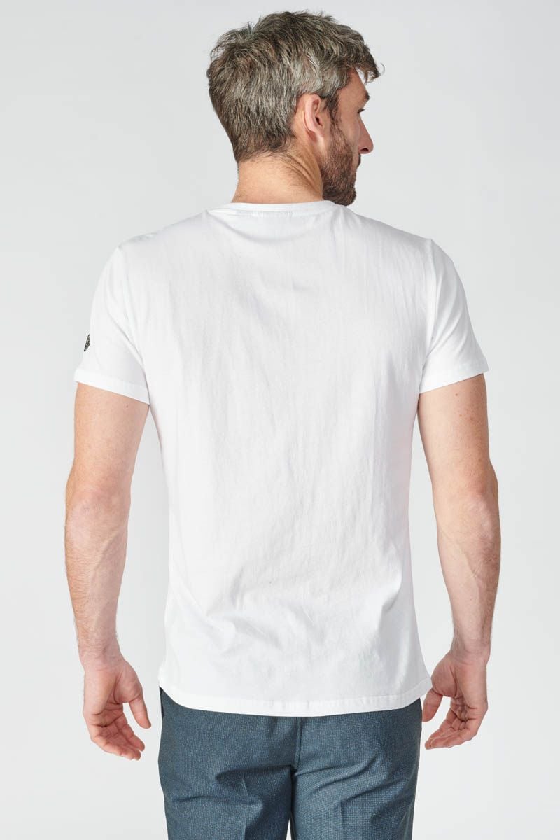Le Temps Des Cerises T-shirt Casi Blanc Imprimé