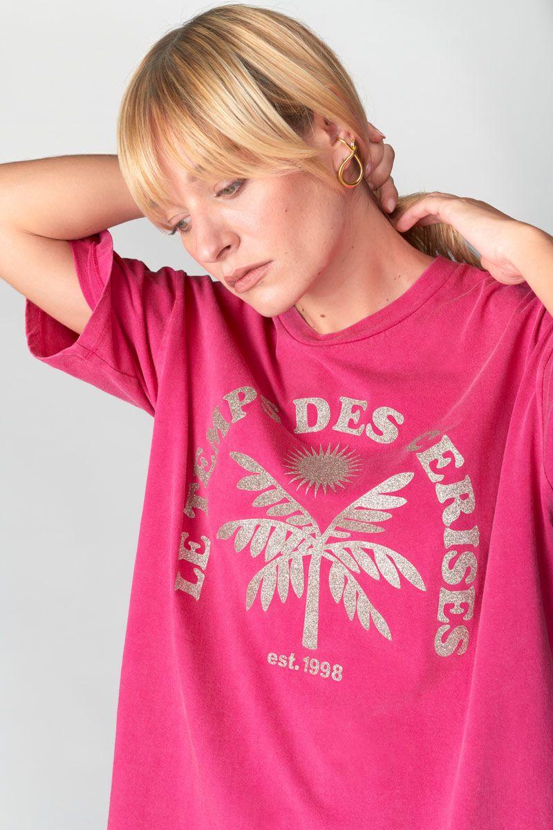 Le Temps Des Cerises T-shirt Cassio Fuchsia