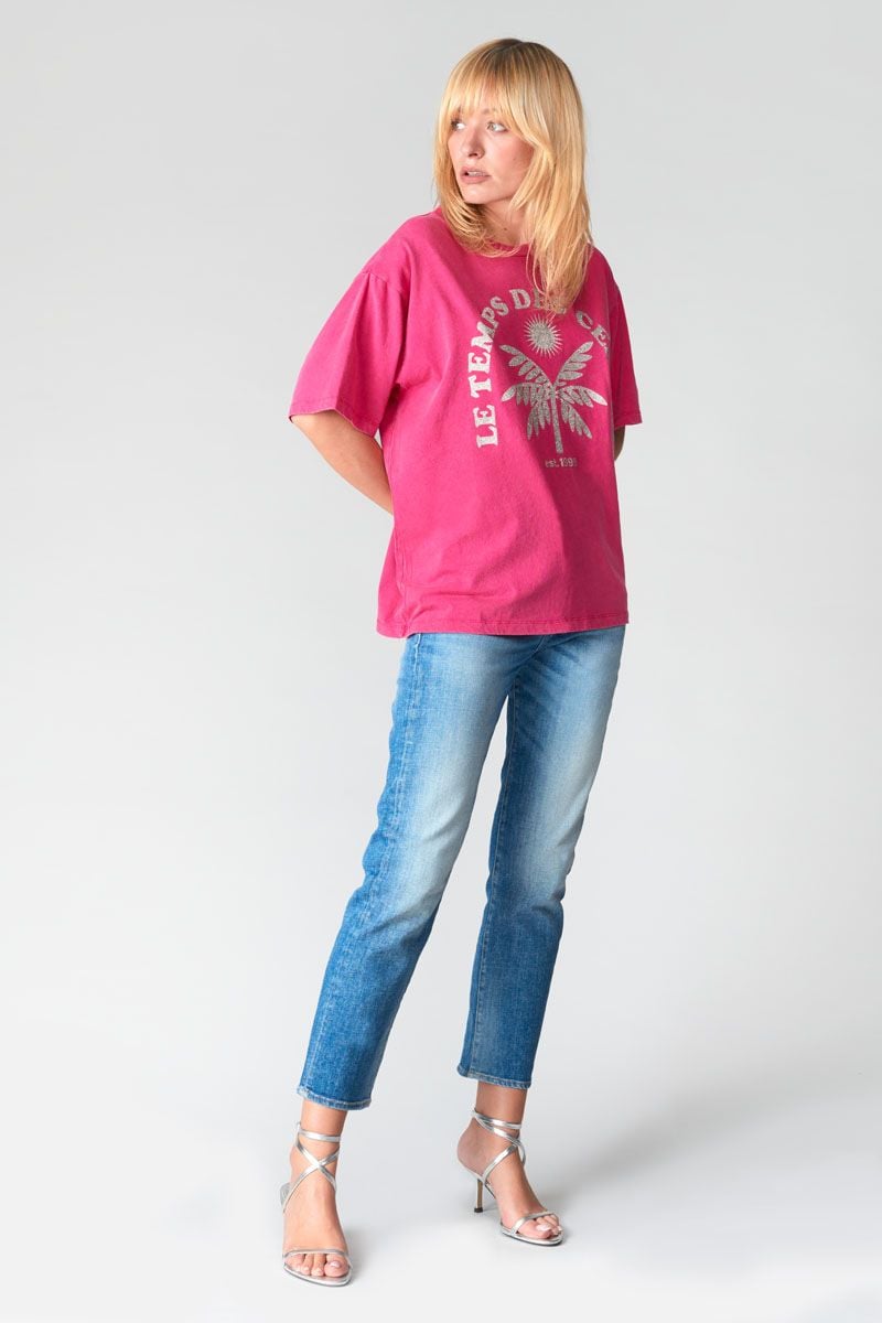 Le Temps Des Cerises T-shirt Cassio Fuchsia