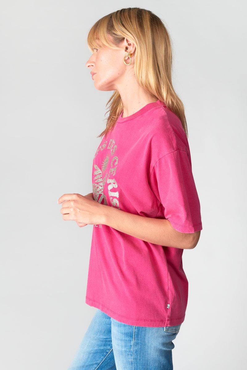 Le Temps Des Cerises T-shirt Cassio Fuchsia