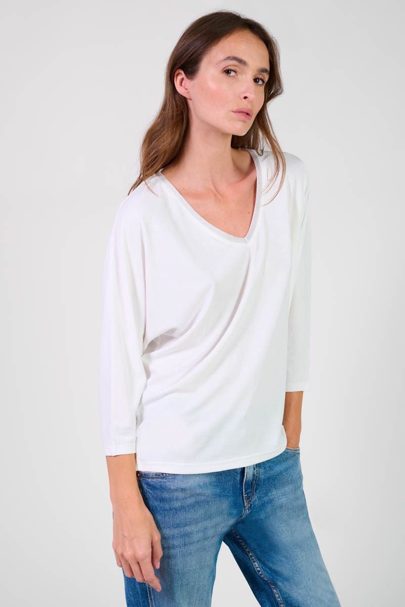 Le Temps Des Cerises T-shirt Cepada Crème