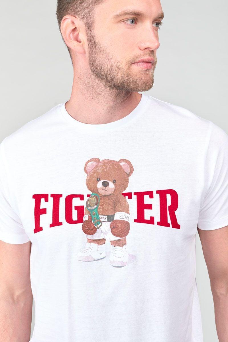 Le Temps Des Cerises T-shirt Chedar Blanc Imprimé