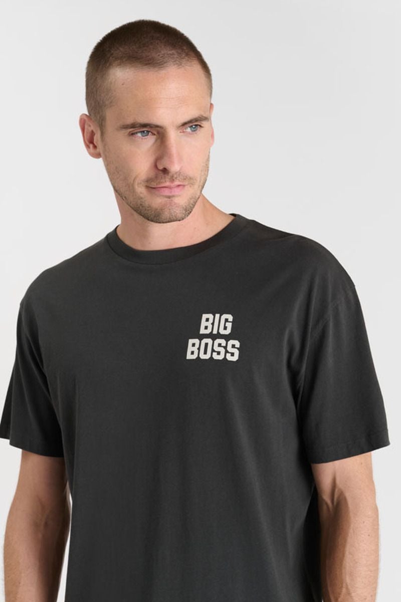 Le Temps Des Cerises T-shirt Clarkson Gris Imprimé