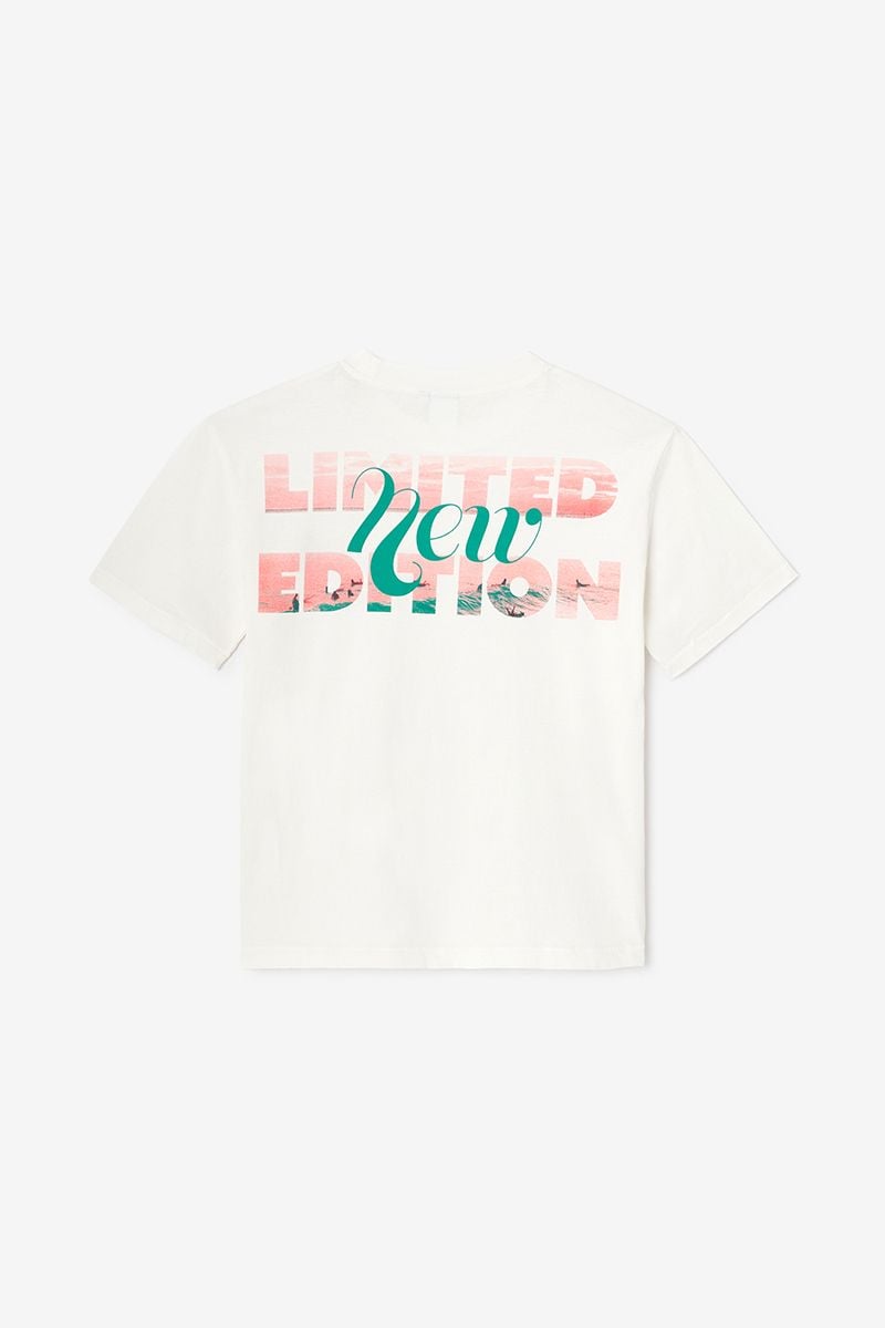 Le Temps Des Cerises T-shirt Corybo Blanc Imprimé